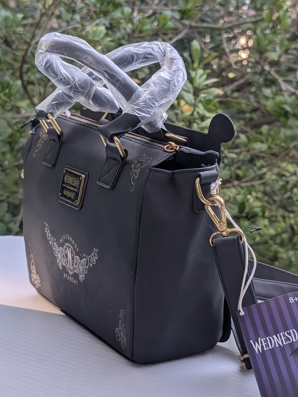 *NWT* Loungefly "Wednesday" Black Typewriter Handbag - Picture 11 of 16